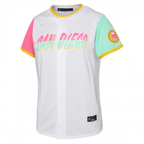 San Diego Padres Nike Youth 2022 City Connect Replica Team Jersey - White