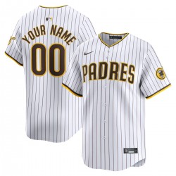 San Diego Padres Nike Youth Home Limited Custom Jersey - White San Diego Padres Nike Youth Home Limited Custom Jersey - White