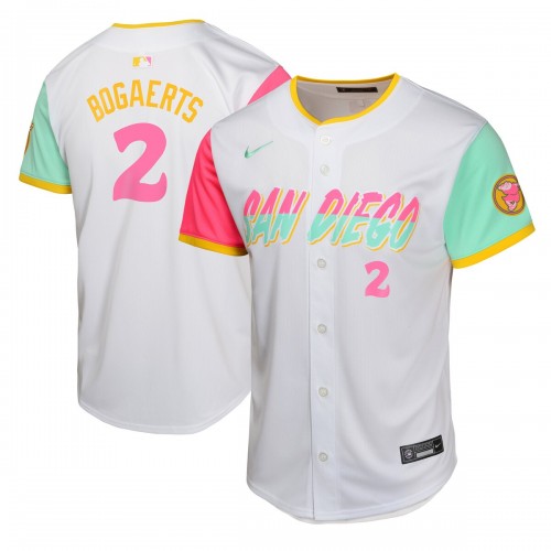 Xander Bogaerts San Diego Padres Nike Youth City Connect Limited Player Jersey - White