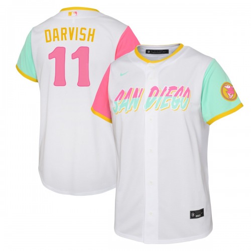 Yu Darvish San Diego Padres Nike Youth 2022 City Connect Replica Player Jersey - White