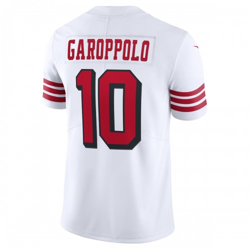Jimmy Garoppolo San Francisco 49ers Nike 75th Anniversary 2nd Alternate Vapor Limited Jersey - White