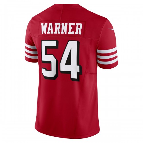 Fred Warner San Francisco 49ers Nike Vapor F.U.S.E. Limited Alternate 1 Jersey - Scarlet