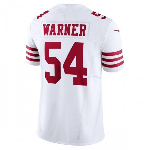 Fred Warner San Francisco 49ers Nike Vapor F.U.S.E. Limited Jersey - White