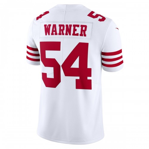 Fred Warner San Francisco 49ers Nike Vapor Limited Jersey - White