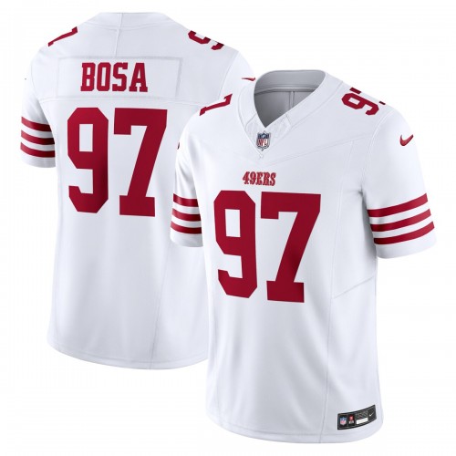 Nick Bosa San Francisco 49ers Nike Vapor F.U.S.E. Limited Jersey - White