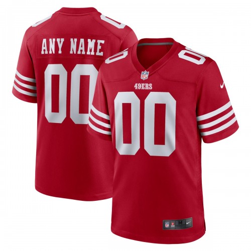 San Francisco 49ers Nike Youth Custom Jersey - Scarlet