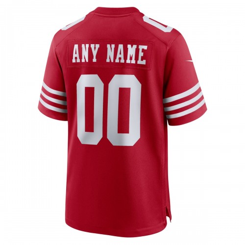 San Francisco 49ers Nike Youth Custom Jersey - Scarlet