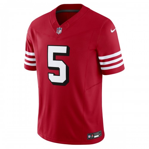Trey Lance San Francisco 49ers Nike Vapor F.U.S.E. Limited Alternate 1 Jersey - Scarlet