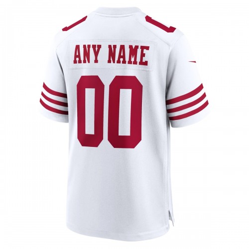 San Francisco 49ers Nike Game Custom Player Jersey - White