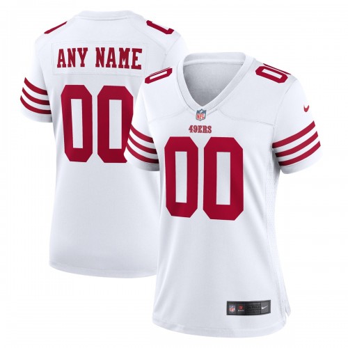 San Francisco 49ers Nike Women's Game Custom Jersey - White