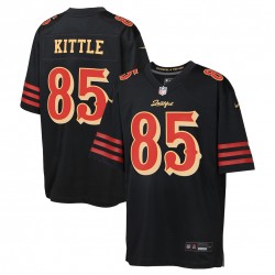 George Kittle San Francisco 49ers Nike Youth 2025 Rivalries Collection Game Jersey - Black George Kittle San Francisco 49ers Nike Youth 2025 Rivalries Collection Game Jersey - Black