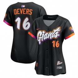 Rafael Devers San Francisco Giants Nike Women's 2025 City Connect Limited Player Jersey - Black Rafael Devers San Francisco Giants Nike Women's 2025 City Connect Limited Player Jersey - Black