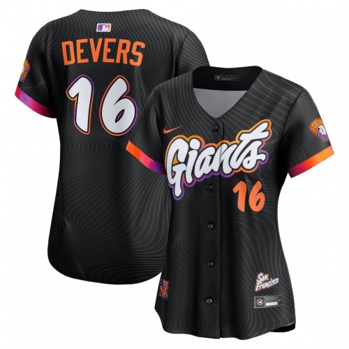 Rafael Devers San Francisco Giants Nike Women's 2025 City Connect Limited Player Jersey - Black Rafael Devers San Francisco Giants Nike Women's 2025 City Connect Limited Player Jersey - Black