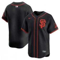 San Francisco Giants Nike Alternate Limited Jersey – Black San Francisco Giants Nike Alternate Limited Jersey – Black