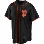 San Francisco Giants Nike Alternate Replica Custom Jersey - Black