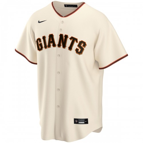 San Francisco Giants Nike Home Replica Custom Jersey - Cream