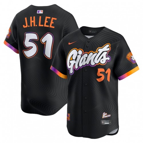 Jung Hoo Lee San Francisco Giants Nike 2025 City Connect Limited Jersey - Black Jung Hoo Lee San Francisco Giants Nike 2025 City Connect Limited Jersey - Black