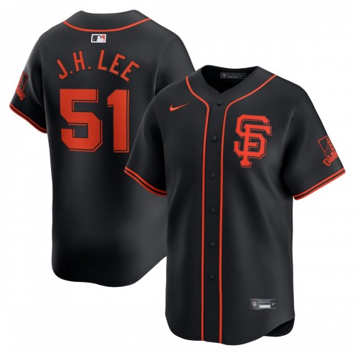 Jung Hoo Lee San Francisco Giants Nike Alternate Limited Player Jersey – Black