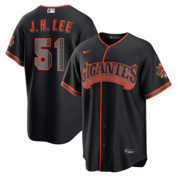 Jung Hoo Lee San Francisco Giants Nike Alternate Stadium Jersey - Black Jung Hoo Lee San Francisco Giants Nike Alternate Stadium Jersey - Black