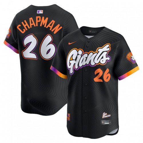 Matt Chapman San Francisco Giants Nike 2025 City Connect Limited Jersey - Anthracite Matt Chapman San Francisco Giants Nike 2025 City Connect Limited Jersey - Anthracite