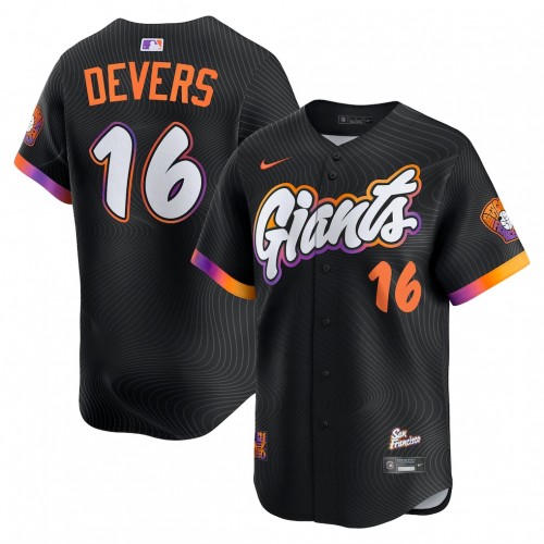 Rafael Devers San Francisco Giants Nike 2025 City Connect Limited Player Jersey - Black Rafael Devers San Francisco Giants Nike 2025 City Connect Limited Player Jersey - Black