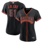 Jung Hoo Lee San Francisco Giants Nike Women's Alternate Replica Jersey - Black Jung Hoo Lee San Francisco Giants Nike Women's Alternate Replica Jersey - Black