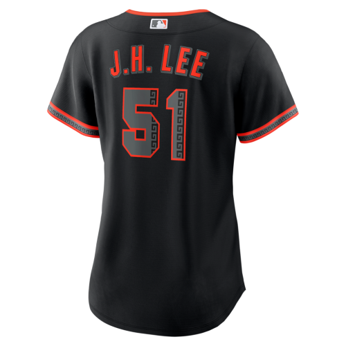 Jung Hoo Lee San Francisco Giants Nike Women's Alternate Replica Jersey - Black Jung Hoo Lee San Francisco Giants Nike Women's Alternate Replica Jersey - Black