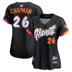 Matt Chapman San Francisco Giants Nike Women's 2025 City Connect Limited Jersey - Anthracite Matt Chapman San Francisco Giants Nike Women's 2025 City Connect Limited Jersey - Anthracite