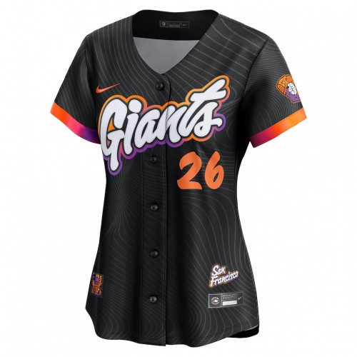 Matt Chapman San Francisco Giants Nike Women's 2025 City Connect Limited Jersey - Anthracite Matt Chapman San Francisco Giants Nike Women's 2025 City Connect Limited Jersey - Anthracite