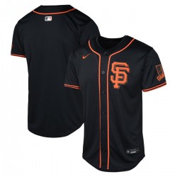 San Francisco Giants Nike Youth Alternate Limited Jersey - Black San Francisco Giants Nike Youth Alternate Limited Jersey - Black