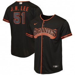 Jung Hoo Lee San Francisco Giants Nike Youth Alternate 2 Replica Jersey - Black Jung Hoo Lee San Francisco Giants Nike Youth Alternate 2 Replica Jersey - Black
