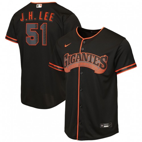 Jung Hoo Lee San Francisco Giants Nike Youth Alternate 2 Replica Jersey - Black Jung Hoo Lee San Francisco Giants Nike Youth Alternate 2 Replica Jersey - Black