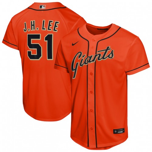 Jung Hoo Lee San Francisco Giants Nike Youth Alternate Replica Jersey - Orange Jung Hoo Lee San Francisco Giants Nike Youth Alternate Replica Jersey - Orange