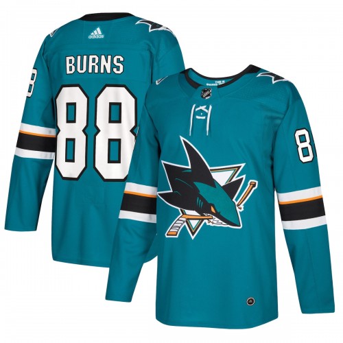 Brent Burns San Jose Sharks adidas Authentic Player Jersey - Teal