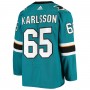 Erik Karlsson San Jose Sharks adidas Home Authentic Player Jersey - Teal