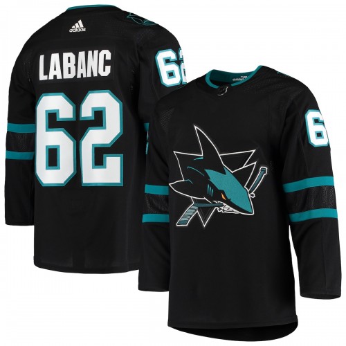Kevin Labanc San Jose Sharks adidas Alternate Authentic Jersey - Black