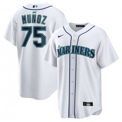 Andrés Muñoz Seattle Mariners Nike Home Replica Player Jersey - White Andrés Muñoz Seattle Mariners Nike Home Replica Player Jersey - White