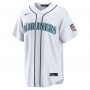 Cal Raleigh Seattle Mariners Nike USA 250 Fourth of July Home Stadium Jersey - White Cal Raleigh Seattle Mariners Nike USA 250 Fourth of July Home Stadium Jersey - White