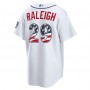 Cal Raleigh Seattle Mariners Nike USA 250 Fourth of July Home Stadium Jersey - White Cal Raleigh Seattle Mariners Nike USA 250 Fourth of July Home Stadium Jersey - White