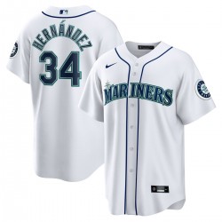 Felix Hernandez Seattle Mariners Nike 2023 Hall of Fame Home Replica Player Jersey - White Felix Hernandez Seattle Mariners Nike 2023 Hall of Fame Home Replica Player Jersey - White