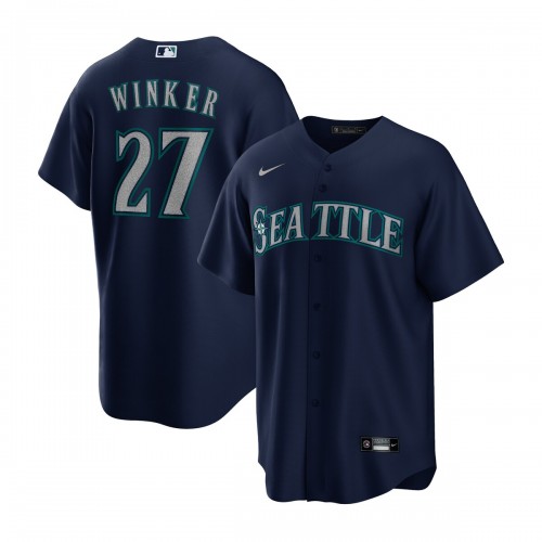 Jesse Winker Seattle Mariners Nike Alternate Replica Player Jersey - Navy