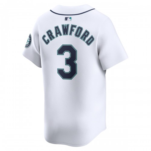 J.P. Crawford Seattle Mariners Nike Home Limited Player Jersey - White