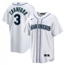 JP Crawford Seattle Mariners Nike Home Replica Jersey - White JP Crawford Seattle Mariners Nike Home Replica Jersey - White
