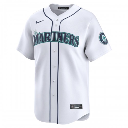 Julio Rodríguez Seattle Mariners Nike Home Limited Player Jersey - White