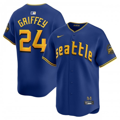 Ken Griffey Jr. Seattle Mariners Nike City Connect Retired Player Jersey - Royal