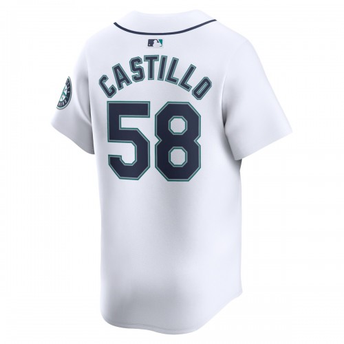 Luis Castillo Seattle Mariners Nike Home Limited Player Jersey - White