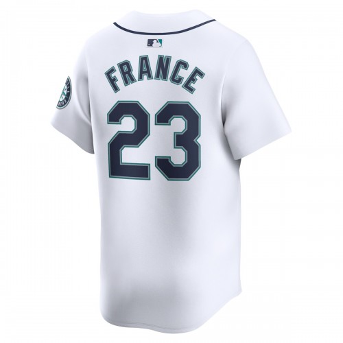 Ty France Seattle Mariners Nike Home Limited Player Jersey - White