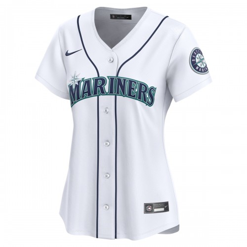 Seattle Mariners Nike Women's #1 Mom Home Limited Jersey - White