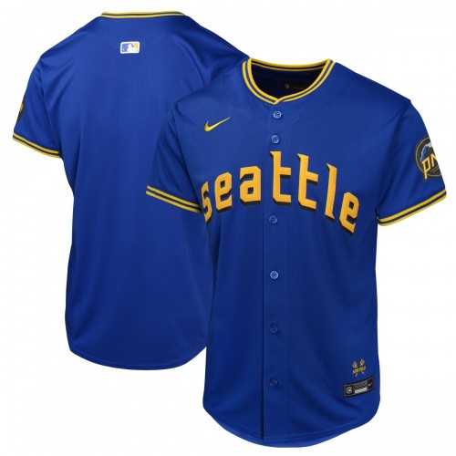 Seattle Mariners Nike Youth City Connect Limited Jersey - Blue