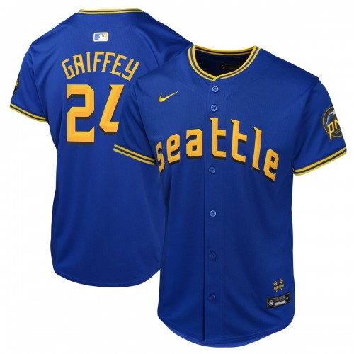 Ken Griffey Jr. Seattle Mariners Nike Youth City Connect Limited Player Jersey - Navy